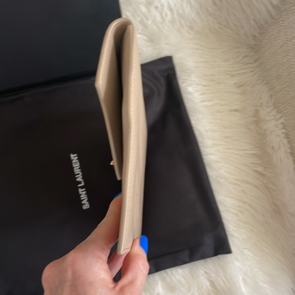 YSL Uptown Beige Pouch - Picture 11 of 16